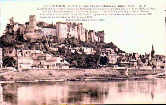 Cartes postales anciennes > CARTES POSTALES > carte postale ancienne > cartes-postales-ancienne.com Centre val de loire  Indre et loire Chinon