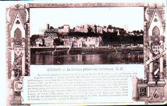 Cartes postales anciennes > CARTES POSTALES > carte postale ancienne > cartes-postales-ancienne.com Centre val de loire  Indre et loire Chinon