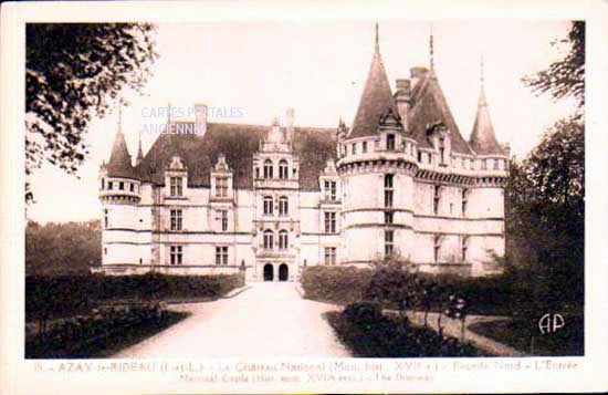 Cartes postales anciennes > CARTES POSTALES > carte postale ancienne > cartes-postales-ancienne.com Centre val de loire  Indre et loire Azay Le Rideau