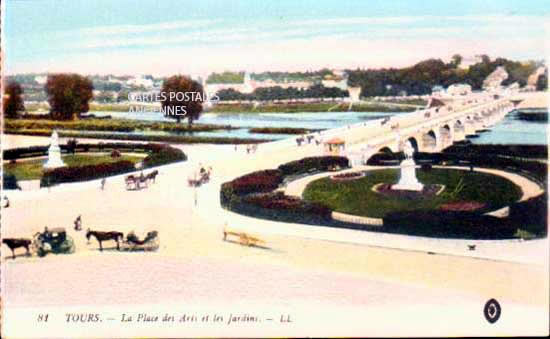 Cartes postales anciennes > CARTES POSTALES > carte postale ancienne > cartes-postales-ancienne.com Centre val de loire  Indre et loire Tours