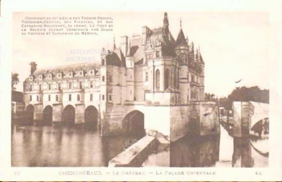 Cartes postales anciennes > CARTES POSTALES > carte postale ancienne > cartes-postales-ancienne.com Centre val de loire  Indre et loire Chenonceaux