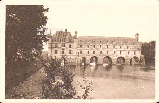 Cartes postales anciennes > CARTES POSTALES > carte postale ancienne > cartes-postales-ancienne.com Centre val de loire  Indre et loire Chenonceaux