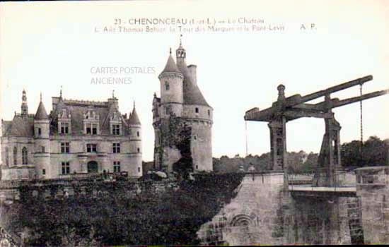 Cartes postales anciennes > CARTES POSTALES > carte postale ancienne > cartes-postales-ancienne.com Centre val de loire  Indre et loire Chenonceaux