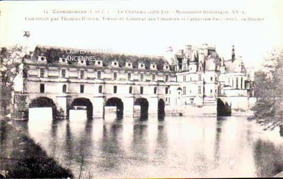 Cartes postales anciennes > CARTES POSTALES > carte postale ancienne > cartes-postales-ancienne.com Centre val de loire  Indre et loire Chenonceaux