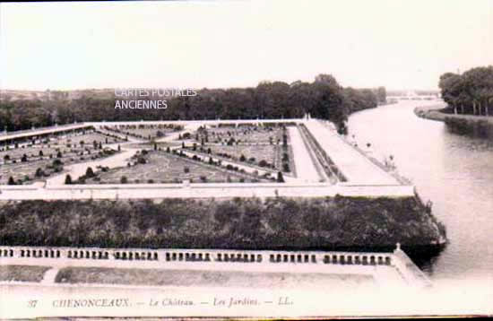 Cartes postales anciennes > CARTES POSTALES > carte postale ancienne > cartes-postales-ancienne.com Centre val de loire  Indre et loire Chenonceaux