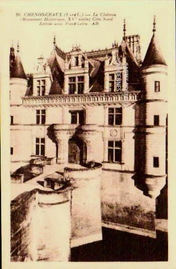 Cartes postales anciennes > CARTES POSTALES > carte postale ancienne > cartes-postales-ancienne.com Centre val de loire  Indre et loire Chenonceaux