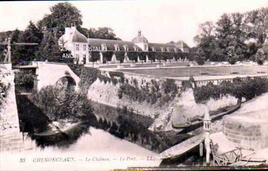 Cartes postales anciennes > CARTES POSTALES > carte postale ancienne > cartes-postales-ancienne.com Centre val de loire  Indre et loire Chenonceaux