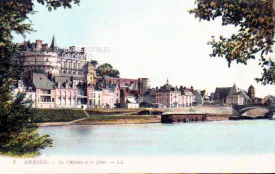 Cartes postales anciennes > CARTES POSTALES > carte postale ancienne > cartes-postales-ancienne.com Centre val de loire  Indre et loire Amboise