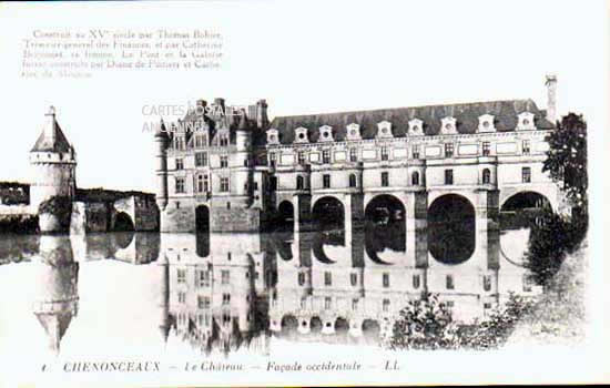 Cartes postales anciennes > CARTES POSTALES > carte postale ancienne > cartes-postales-ancienne.com Centre val de loire  Indre et loire Chenonceaux