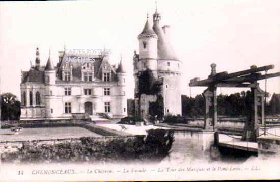 Cartes postales anciennes > CARTES POSTALES > carte postale ancienne > cartes-postales-ancienne.com Centre val de loire  Indre et loire Chenonceaux