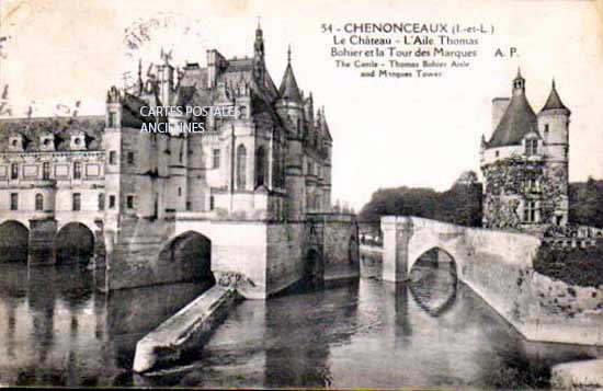 Cartes postales anciennes > CARTES POSTALES > carte postale ancienne > cartes-postales-ancienne.com Centre val de loire  Indre et loire Chenonceaux