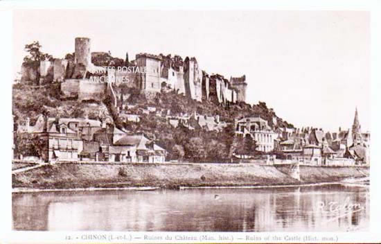 Cartes postales anciennes > CARTES POSTALES > carte postale ancienne > cartes-postales-ancienne.com Centre val de loire  Indre et loire Chinon