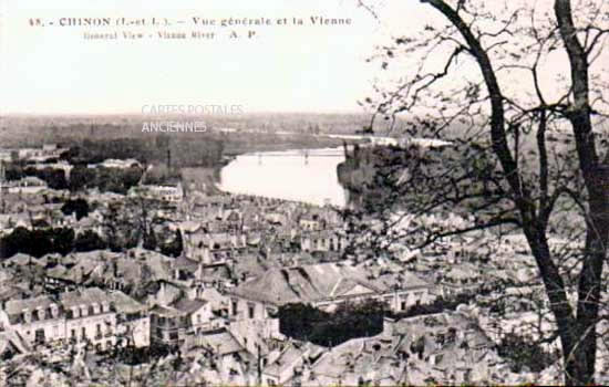 Cartes postales anciennes > CARTES POSTALES > carte postale ancienne > cartes-postales-ancienne.com Centre val de loire  Indre et loire Chinon