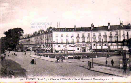 Cartes postales anciennes > CARTES POSTALES > carte postale ancienne > cartes-postales-ancienne.com Centre val de loire  Indre et loire Tours