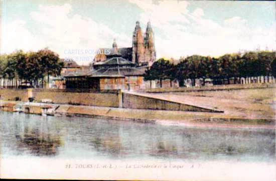 Cartes postales anciennes > CARTES POSTALES > carte postale ancienne > cartes-postales-ancienne.com Centre val de loire  Indre et loire Tours