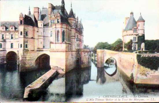 Cartes postales anciennes > CARTES POSTALES > carte postale ancienne > cartes-postales-ancienne.com Centre val de loire  Indre et loire Chenonceaux