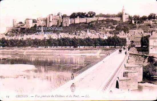 Cartes postales anciennes > CARTES POSTALES > carte postale ancienne > cartes-postales-ancienne.com Centre val de loire  Indre et loire Chinon