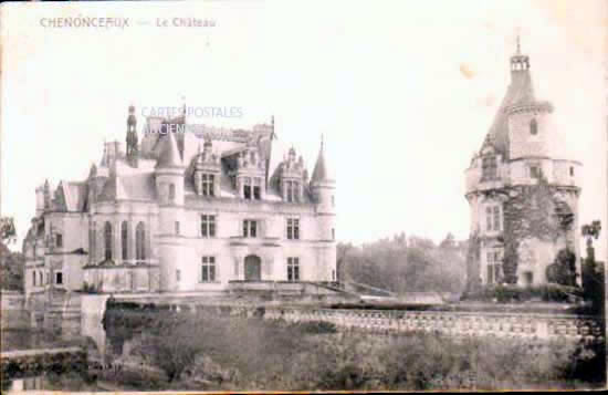 Cartes postales anciennes > CARTES POSTALES > carte postale ancienne > cartes-postales-ancienne.com Centre val de loire  Indre et loire Chenonceaux