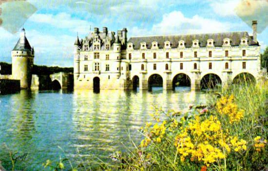 Cartes postales anciennes > CARTES POSTALES > carte postale ancienne > cartes-postales-ancienne.com Centre val de loire  Indre et loire Chenonceaux