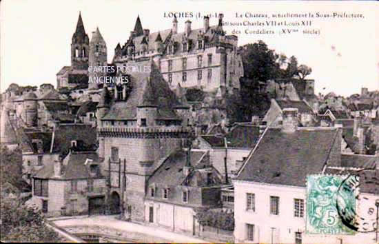 Cartes postales anciennes > CARTES POSTALES > carte postale ancienne > cartes-postales-ancienne.com Centre val de loire  Indre et loire Loches