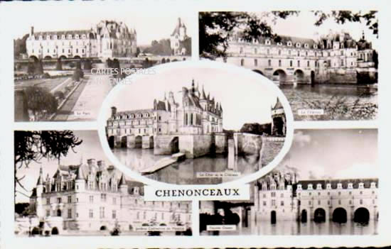 Cartes postales anciennes > CARTES POSTALES > carte postale ancienne > cartes-postales-ancienne.com Centre val de loire  Indre et loire Chenonceaux