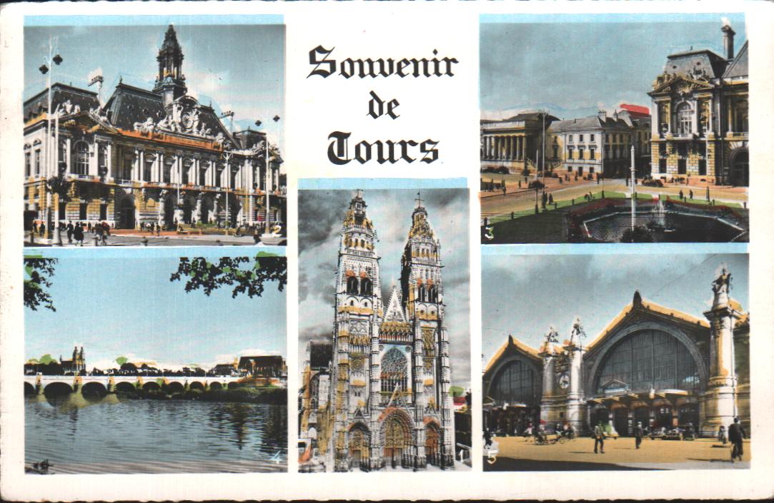 Cartes postales anciennes > CARTES POSTALES > carte postale ancienne > cartes-postales-ancienne.com Centre val de loire  Indre et loire Tours