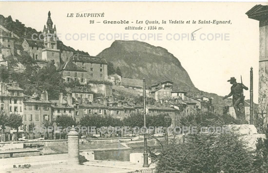 Cartes postales anciennes > CARTES POSTALES > carte postale ancienne > cartes-postales-ancienne.com Auvergne rhone alpes Isere Grenoble