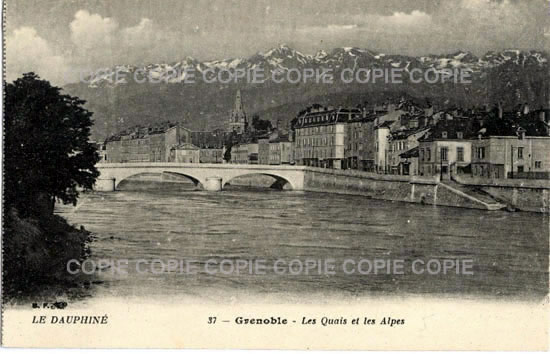 Cartes postales anciennes > CARTES POSTALES > carte postale ancienne > cartes-postales-ancienne.com Auvergne rhone alpes Isere Grenoble