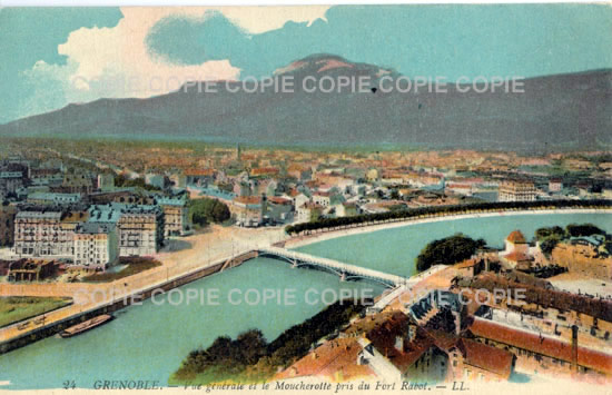 Cartes postales anciennes > CARTES POSTALES > carte postale ancienne > cartes-postales-ancienne.com Auvergne rhone alpes Isere Grenoble