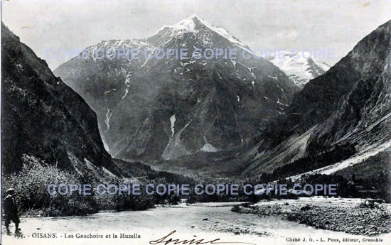 Cartes postales anciennes > CARTES POSTALES > carte postale ancienne > cartes-postales-ancienne.com Auvergne rhone alpes Isere Le Bourg D Oisans