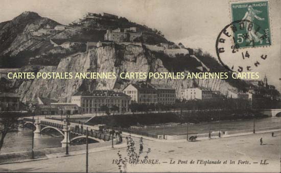 Cartes postales anciennes > CARTES POSTALES > carte postale ancienne > cartes-postales-ancienne.com Auvergne rhone alpes Isere Grenoble