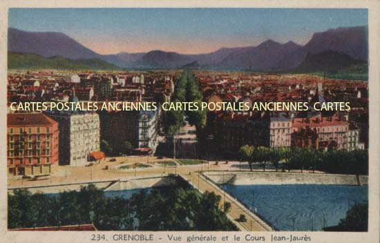 Cartes postales anciennes > CARTES POSTALES > carte postale ancienne > cartes-postales-ancienne.com Auvergne rhone alpes Isere Grenoble