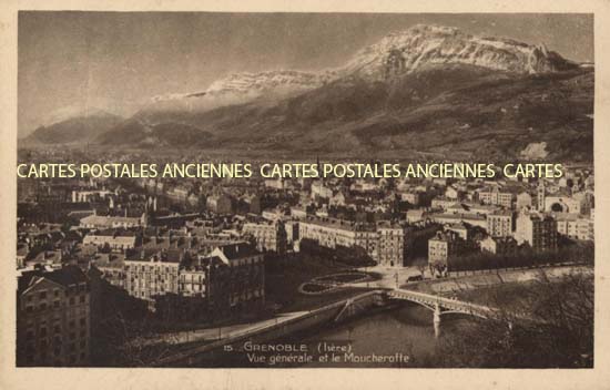 Cartes postales anciennes > CARTES POSTALES > carte postale ancienne > cartes-postales-ancienne.com Auvergne rhone alpes Isere Grenoble