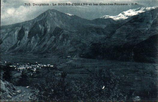 Cartes postales anciennes > CARTES POSTALES > carte postale ancienne > cartes-postales-ancienne.com Auvergne rhone alpes Isere Le Bourg D Oisans