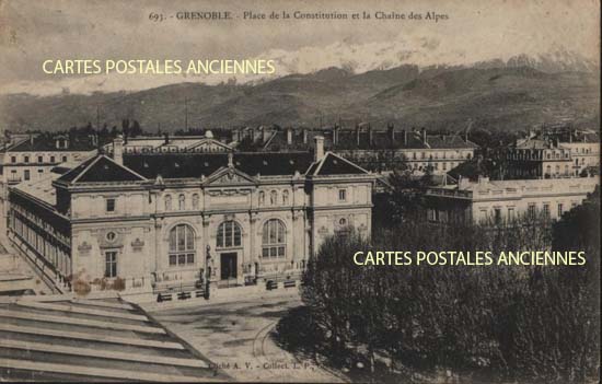 Cartes postales anciennes > CARTES POSTALES > carte postale ancienne > cartes-postales-ancienne.com Auvergne rhone alpes Isere Grenoble