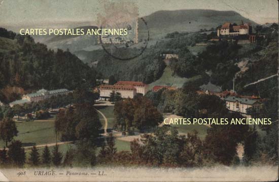 Cartes postales anciennes > CARTES POSTALES > carte postale ancienne > cartes-postales-ancienne.com Auvergne rhone alpes Isere Uriage