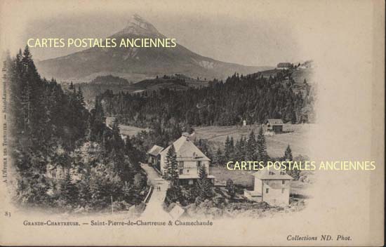 Cartes postales anciennes > CARTES POSTALES > carte postale ancienne > cartes-postales-ancienne.com Auvergne rhone alpes Isere Saint Pierre De Chartreuse