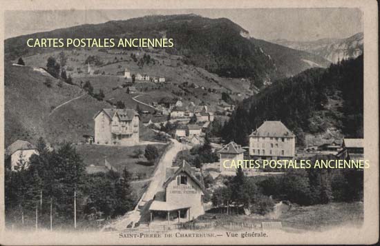 Cartes postales anciennes > CARTES POSTALES > carte postale ancienne > cartes-postales-ancienne.com Auvergne rhone alpes Isere Saint Pierre De Chartreuse