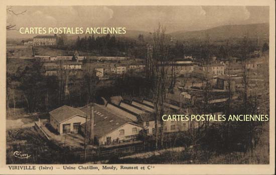 Cartes postales anciennes > CARTES POSTALES > carte postale ancienne > cartes-postales-ancienne.com Auvergne rhone alpes Isere Viriville