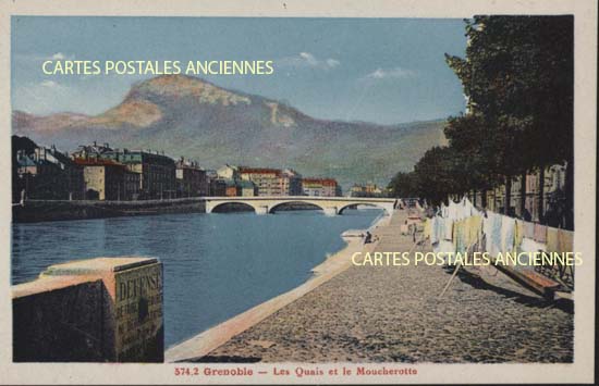 Cartes postales anciennes > CARTES POSTALES > carte postale ancienne > cartes-postales-ancienne.com Auvergne rhone alpes Isere Grenoble