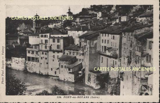 Cartes postales anciennes > CARTES POSTALES > carte postale ancienne > cartes-postales-ancienne.com Auvergne rhone alpes Isere Pont En Royans