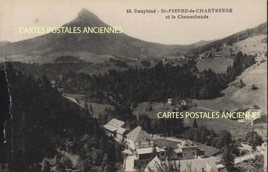 Cartes postales anciennes > CARTES POSTALES > carte postale ancienne > cartes-postales-ancienne.com Auvergne rhone alpes Isere Saint Pierre De Chartreuse