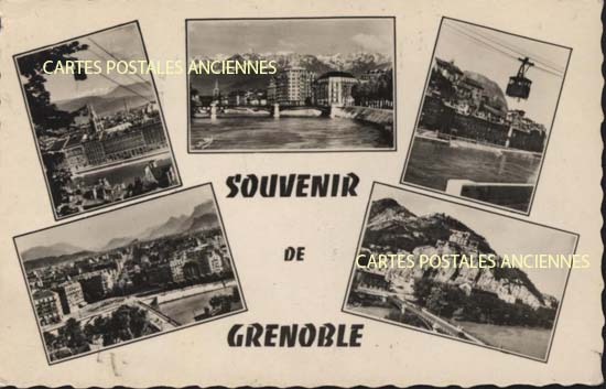 Cartes postales anciennes > CARTES POSTALES > carte postale ancienne > cartes-postales-ancienne.com Auvergne rhone alpes Isere Grenoble