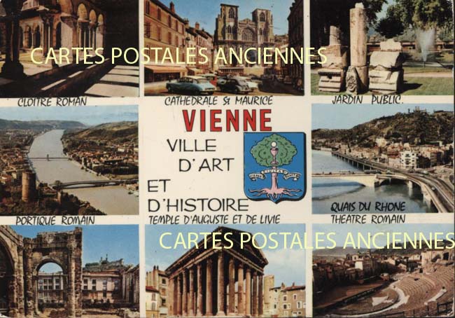 Cartes postales anciennes > CARTES POSTALES > carte postale ancienne > cartes-postales-ancienne.com Auvergne rhone alpes Isere Vienne