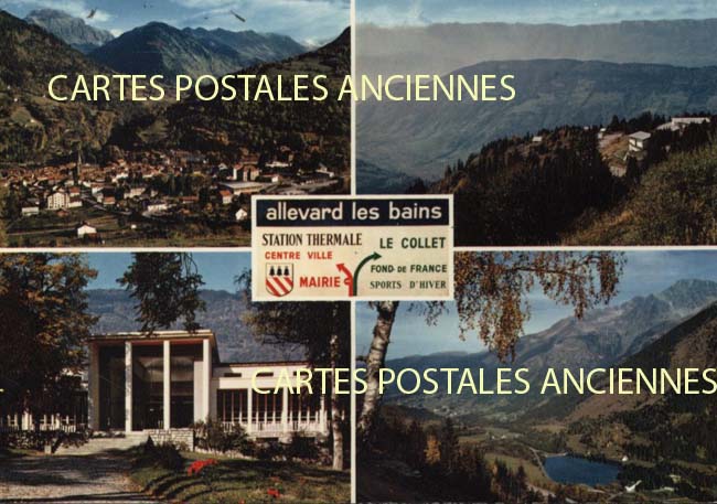 Cartes postales anciennes > CARTES POSTALES > carte postale ancienne > cartes-postales-ancienne.com Auvergne rhone alpes Isere Allevard