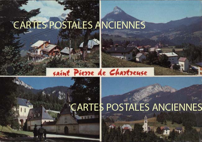 Cartes postales anciennes > CARTES POSTALES > carte postale ancienne > cartes-postales-ancienne.com Auvergne rhone alpes Isere Saint Pierre De Chartreuse