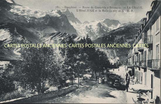 Cartes postales anciennes > CARTES POSTALES > carte postale ancienne > cartes-postales-ancienne.com Auvergne rhone alpes Isere La Grave