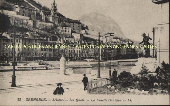 Cartes postales anciennes > CARTES POSTALES > carte postale ancienne > cartes-postales-ancienne.com Auvergne rhone alpes Isere Grenoble