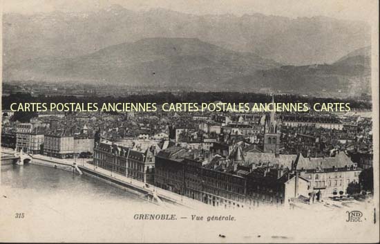 Cartes postales anciennes > CARTES POSTALES > carte postale ancienne > cartes-postales-ancienne.com Auvergne rhone alpes Isere Grenoble