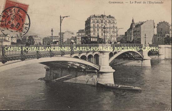 Cartes postales anciennes > CARTES POSTALES > carte postale ancienne > cartes-postales-ancienne.com Auvergne rhone alpes Isere Grenoble